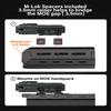 TOUGHSOUL Mlok Picatinny 2 in 1 Flashlight Blue Laser Sight Combo view 4