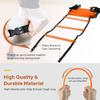 GHB Pro Agility Ladder 2 Pack Agility Training Ladder Speed 12 Rung 20ft with Carrying Bag (Orange) view 2