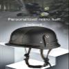 German Style Motorcycle Helmet Thin Skull Cap Half Helmet with Goggles for Adult Men Women, Retro Half Face Helmet DOT Approve Helmet Novelty Half Helmet for Cruiser Scooter Chopper 6,XL view 2