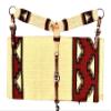 Cheval's International Wool Mohair Breast Collars & Saddle pad for Horse Riding Equipment & Horse Collar & Pad Pack of 2 (Pony-Beige) view 1