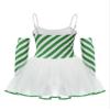 winying Womens Ballet Dance Tutu Dress Leotard Christmas Candy Cane Dress with Gloves Xmas Party Dancewear Green 3X-Large view 4
