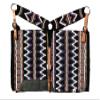 Cheval's Premium Wool Mohair Breast Collars and Horse Saddle Pad Comfortable Riding Barrel Racing Equestrian Accessories Pack of 2 (Full-Brown & Black) view 1