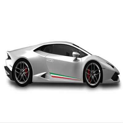 Performante Italy Side Stripes Decals Stickers Vinyl Compatible with Lamborghini Huracan Gallardo Murcielago