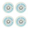 ulafbwur Polyurethane 4Pcs 76/80mm Skating LED Luminous Flashing Inline Roller Skates Shoes Wheels view 3