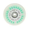 ulafbwur Polyurethane 4Pcs 76/80mm Skating LED Luminous Flashing Inline Roller Skates Shoes Wheels view 4