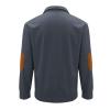 QWENTMTNTY Corduroy Shirt Men Slim Fit Casual Lightweight Fleece Fleece Pullover Men Big and Tall Long Sleeve Mock Neck Sweater Polo Sweatshirts A-Blue view 3