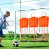 Shappy 3 Pcs Soccer Kick Training Mannequin Durable ABS Plastic Training Dummies with Steel Ground Spikes Soccer Mannequin Goal Equipment(Orange,68.9 Inch) view 2
