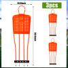 Shappy 3 Pcs Soccer Kick Training Mannequin Durable ABS Plastic Training Dummies with Steel Ground Spikes Soccer Mannequin Goal Equipment(Orange,68.9 Inch) view 3
