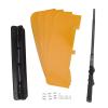 Golf Swing Training Aid Fan,Golf Power Resistance Trainer, Golf Power Resistance Trainer V Shaped Fan Blades Golf Swing Training Aid with Non Slip Grip for Golf Training(Orange) view 1