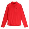 Spyder Men's Gridweb Half Zip Stretch Fleece Jacket Base Layer, Spyder Red, Large view 3