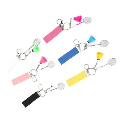 Yosoo Badminton Keychain Jewelry Pendant Simulation Keyrings Small 6 Bags Bands