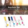 Yosoo Badminton Keychain Jewelry Pendant Simulation Keyrings Small 6 Bags Bands view 3