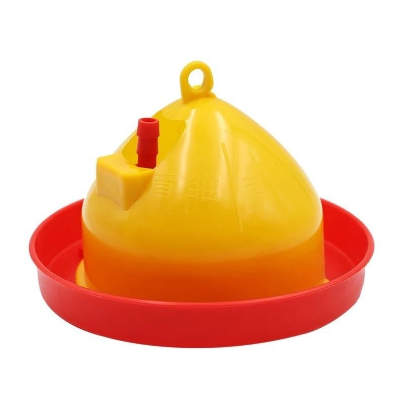 HUFFA 1 Pcs Chicken Feeder Water Fountain Poultry Bird Quail Water Bucket Chick Bird Drinker Fountain Brooder Chick Waterer Bowl