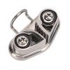 316 Stainless Steel Cam Cleat, Boat Cam Cleat with Wire LeadingSailboat Pilates Equipment 316 Stainless Steel Mirror Polished for 10mm Rope view 1