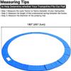 MekUk Trampolines & Accessories Trampoline Spring Cover Replacement Trampoline Safety Pad Round Trampoline Surround Pad Edge Cover Parts & Accessories (Size : 13FT) view 3