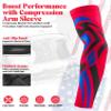 Exxact Sports Youth Batting Gloves with Arm Sleeve for Boys & Girls, Kids Baseball Batting Gloves for Softball, T-Ball (Youth S/M, Red Tattoo) view 4
