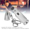 JEOZBM Billiard Pool Stick Tip Shaper, Snooker Pool Stick Tool, Stainless Steel Pool Stick Tip Trimmer Repair Tool Kit with Keychain for Billiards Accessory(7.7cm-Sliver) view 3