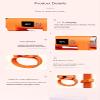 Bracelet Hand Warmer Rechargeable Portable Heater Intelligent Temperature Control Digital Display Electric Hand Warmer (Pink) view 4