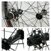 ZECHAO Carbon Fiber Bike Road Racing Wheel Set 700C,20/24H Spokes C/V Brake Quick Release Rim Front 2 Rear 4 Bearings 7-12 Speed Wheelset (Color : Open end, Size : 40mm) view 2