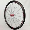 ZECHAO Bike Road Wheel Set 700c,Front 20 Rear 24 Holes Circular Spoke Carbon Fiber 7075 Aviation Aluminum Rim 7/8/9/10/11/12 Speed 1480g Wheelset view 3