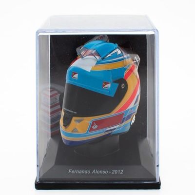 OPO 10 - Formula 1 Helmet Compatible with Ferrari F1: Fernando Alonso 2012-1/5 Scale - CAS05