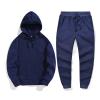 LCMTWX Men's Fleece Sweat Suits Balanced Tech Sleeveless Hoodie Pullover Men Sweatpants Cotton Mens Track Suit Mens 2 Piece Hoodie with Design Wide Leg Cargo Pants Promotion Gifts for Men view 3