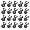10Pcs Inner Tent Hooks C Clips Plastic Camping Hooks Durable Rod Clamp Plastic Tarp Clips Lock Awning Clamp for Camping Caravan Awning Tent Pole (16x20x12mm) view 4
