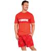 Arsenal F.C. Pajamas for Men Teens Short PJs Set Sleepwear Soccer Loungewear (Red, 3XL) view 1