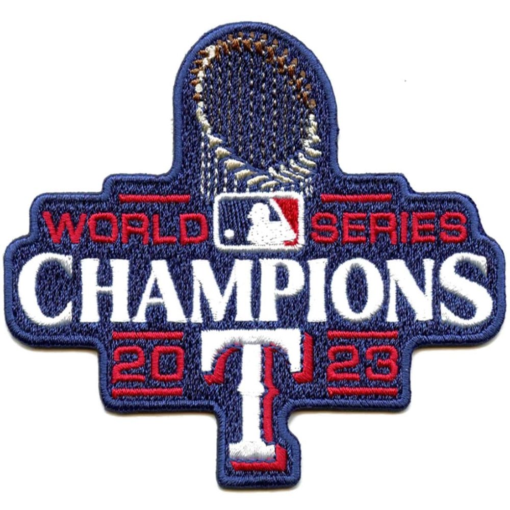 2023 MLB World Series Champions Texas Rangers Jersey Patch