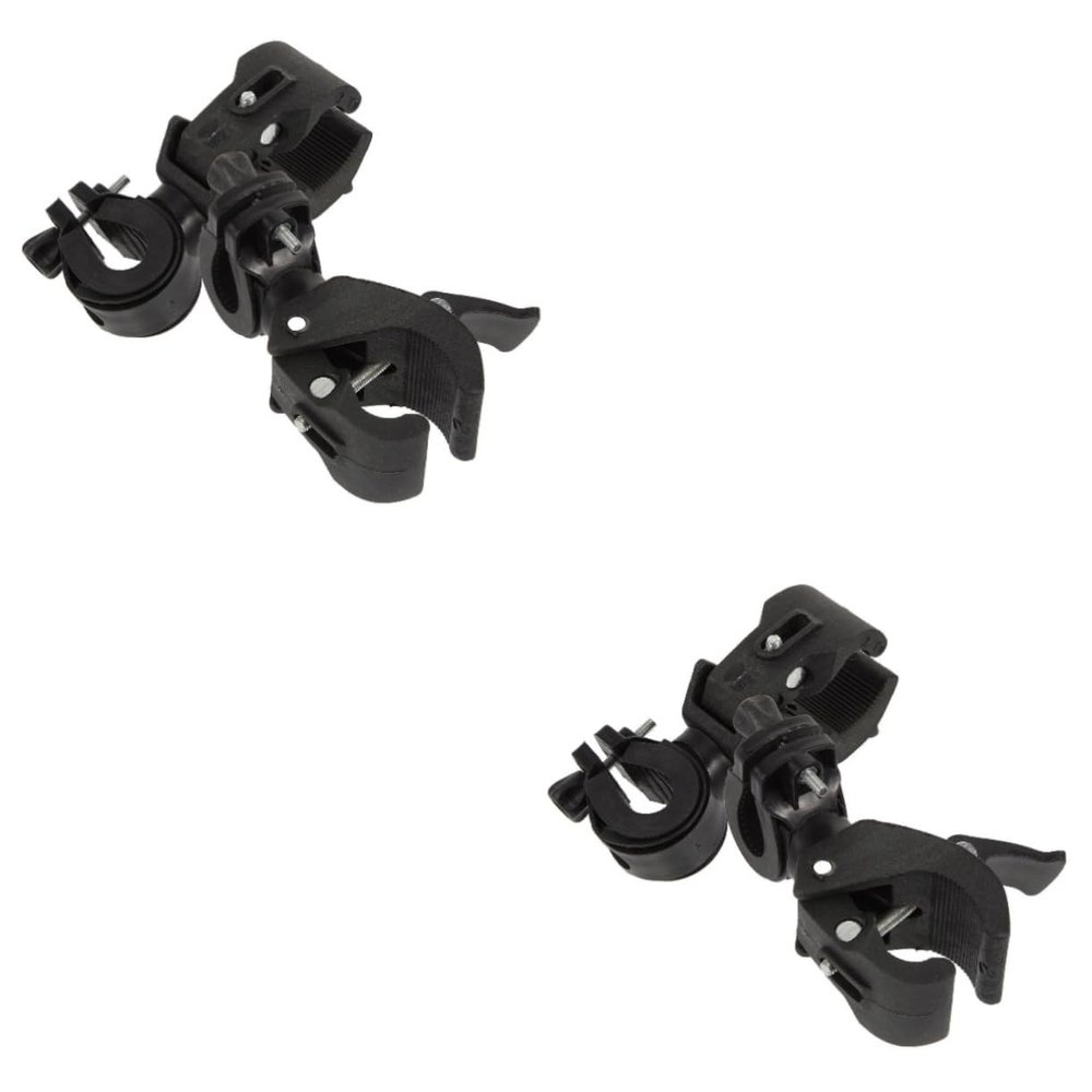 BESPORTBLE 4pcs Flashlight Bike Mount Bike Light Holder Bicycle Accessory Night Riding Clamp