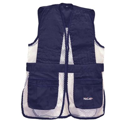 NICA Ambi Youth Shooting Vest- Navy (X-Large)