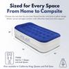 King Koil Luxury Twin Air Mattress with Built-in Pillow Top & Integrated High-Speed Patented Pump  20" Inflatable Twin Blow Up Airbed for Camping, Home & Guests, Waterproof, 1-Year Warranty view 2