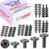 1/8" 1/4" 3/8" 1/2" Black Oxide Coated Steel Phillips Flat Head Truss Machine Screws Bulk Lots 25, 100, 500, 1000 pcs QuickClip Pro, Premium USA Kydex Leather Holster Sheath Crafting (3/8", 500) view 1