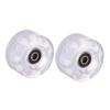 BRIGHTFUFU 2pcs Wear-resistant Glowing Roller Skate Wheels with Bearings Double-row Light-up Wheels for Outdoor and Indoor Skating Enhanced Grip and Mute Protection view 1