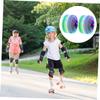 BRIGHTFUFU 2pcs Wear-resistant Glowing Roller Skate Wheels with Bearings Double-row Light-up Wheels for Outdoor and Indoor Skating Enhanced Grip and Mute Protection view 2