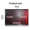 TsoLay Digital Multisport Scoreboard, Portable Scoreboard, Electronic Scoreboard with Remote Control, 4000MCD Brightness, Ideal for Game Room, Backyard, Lawn, Pool, Driveway, PE Class, Club view 4