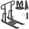 Kipika Weight Sled, Workout Sled, Fitness Strength Training Sled, Speed Training Sled for Athletic Exercise, Speed Improvement, Easily Through Obstacles, Suitable for 1" & 2" Weight Plate (F- Black) view 1