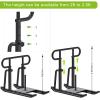 Kipika Weight Sled, Workout Sled, Fitness Strength Training Sled, Speed Training Sled for Athletic Exercise, Speed Improvement, Easily Through Obstacles, Suitable for 1" & 2" Weight Plate (F- Black) view 2
