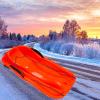 Two-Person Sledges, Children's Sledges, Thickened Plastic Sledges, Sledges with Backrests and Pull Ropes view 1