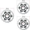 BUCKLOS 160mm Gold Floating Disc Brake Rotor Stainless Steel MTB Brakes Rotors and BL-04S 2 Pair Disc Brake Pads for Ceramic Shimano H03A H03C D02S D03S M640 M820 M6120 M7120 view 2
