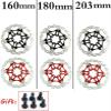 BUCKLOS 160mm Gold Floating Disc Brake Rotor Stainless Steel MTB Brakes Rotors and BL-04S 2 Pair Disc Brake Pads for Ceramic Shimano H03A H03C D02S D03S M640 M820 M6120 M7120 view 3