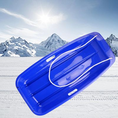 Children's Double Sledge, Thickened Wear-Resistant Sledge, Plastic Sledge Board, Winter Sledge