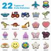 ROSLILY Personalized Kids Denim Patch Jacket with Names Gifts for Girls Boys Toddles (3-4T(110cm), Light Blue), Sewn On Patch view 3