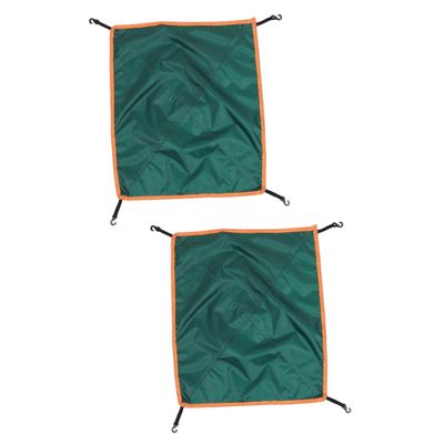 BESPORTBLE 2pcs Professional Tent Cover Reusable Rain Fly for Outdoor Convenient Accessory for Camping Hiking Breathable Design
