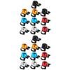 BESTOYARD 20 Pcs Bike Bell - Loud Crisp Sound Mini Aluminum Bicycle Bell for - Easy to Install Safety Accessories for Adult Kids Bicycles - Assorted Colors view 1
