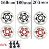 BUCKLOS 180mm Floating Disc Brake Rotor Stainless Steel MTB Brakes Rotors and BL-04S 2 Pair Disc Brake Pads for Ceramic Shimano H03A H03C D02S D03S M640 M820 M6120 M7120 view 3