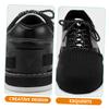 BESPORTBLE 5pairs Bowling Shoe Cover Adjustable Elastic Band Design for Men and Women Portable Slide Tool for Easy Use Bowling Accessory Black view 3