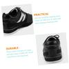 BESPORTBLE 5pairs Bowling Shoe Cover Adjustable Elastic Band Design for Men and Women Portable Slide Tool for Easy Use Bowling Accessory Black view 4
