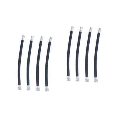 BESPORTBLE 2sets Valve Pump Hose Extension Air Inflator Tube Bike Tube Extension Hose 4pcs*2