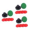BESPORTBLE 24pcs Air Hockey Pucks Set Hockey Handles Paddles Replacement for Game Tables Set